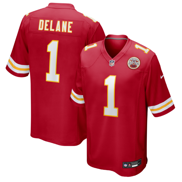 Kansas City Chiefs Mansoor Delane 2026 NFL Draft First Round Pick No. 6 Team Game Jersey - Red