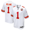 Kansas City Chiefs Mansoor Delane 2026 NFL Draft First Round Pick No. 6 Team Game Jersey - White