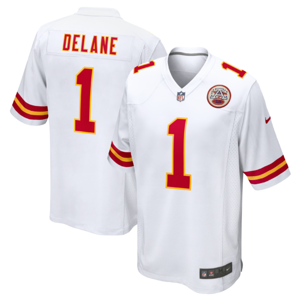 Kansas City Chiefs Mansoor Delane 2026 NFL Draft First Round Pick No. 6 Team Game Jersey - White