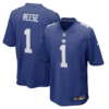 New York Giants Arvell Reese 2026 NFL Draft First Round Pick No. 5 Team Game Jersey - Royal