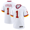 Washington Commanders Sonny Styles 2026 NFL Draft First Round Pick No. 7 Team Game Jersey - White