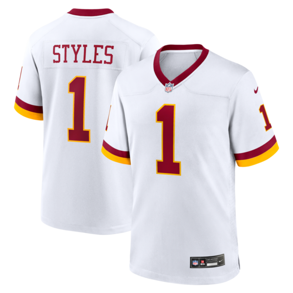 Washington Commanders Sonny Styles 2026 NFL Draft First Round Pick No. 7 Team Game Jersey - White