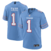 Tennessee Titans Carnell Tate 2026 NFL Draft First Round Pick No. 4 Team Game Jersey - Light Blue