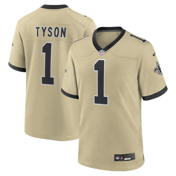 New Orleans Saints Jordyn Tyson 2026 NFL Draft First Round Pick No. 8 Alternate Game Jersey - Gold