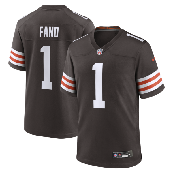 Cleveland Browns Spencer Fano 2026 NFL Draft First Round Pick No. 9 Team Game Jersey - Brown