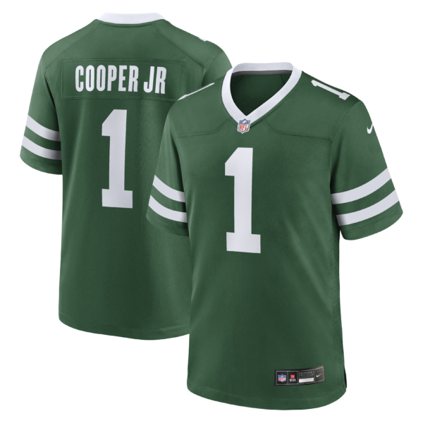 New York Jets Omar Cooper Jr. 2026 NFL Draft First Round Pick No. 30 Team Game Jersey - Legacy Green