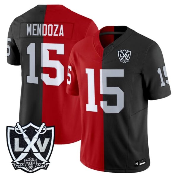 Las Vegas Raiders Fernando Mendoza Split Vapor Limited Jersey - All Stitched