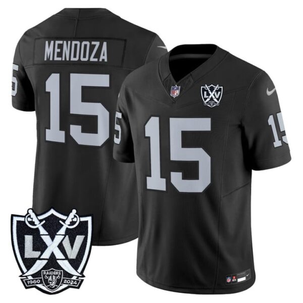 Las Vegas Raiders Fernando Mendoza Collection Jersey - All Stitched - Black