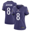 Women's Baltimore Ravens Lamar Jackson 2026 Vapor Limited Jersey - Purple