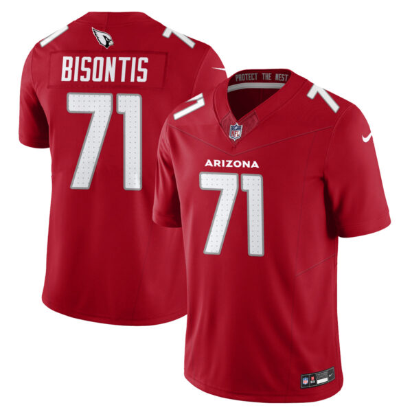 Arizona Cardinals Chase Bisontis 2026 NFL Draft Jersey - All Stitched - Red
