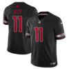 Arizona Cardinals Carson Beck 2026 NFL Draft Jersey V2- All Stitched - Black
