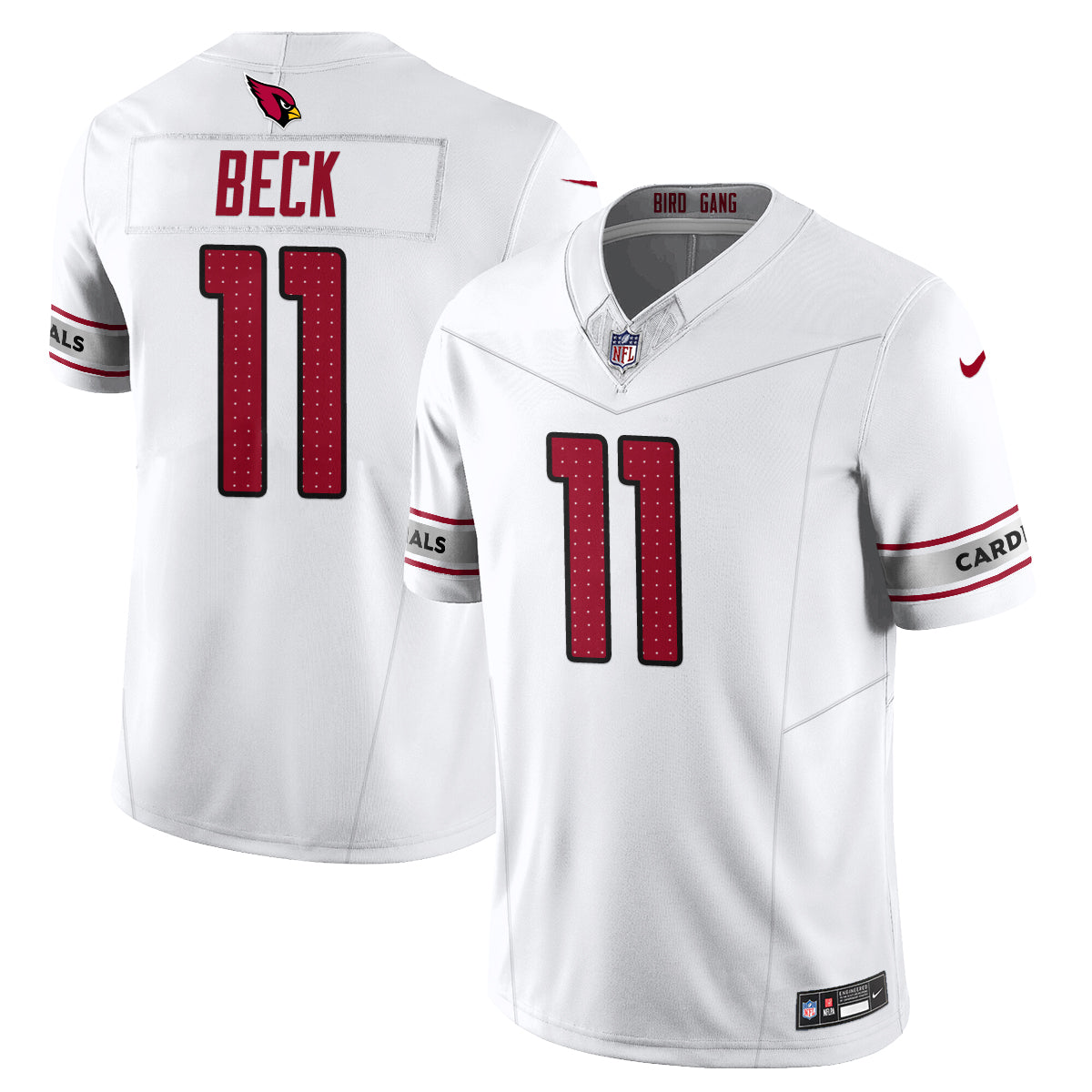 Arizona Cardinals Carson Beck 2026 NFL Draft Jersey V2 - All Stitched - White