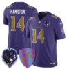Baltimore Ravens Kyle Hamilton The Next Flight Vapor Premier Limited Jersey V2 - All Stitched - Purple
