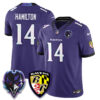 Baltimore Ravens Kyle Hamilton The Next Flight Vapor Premier Limited Jersey - All Stitched - Purple