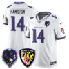 Baltimore Ravens Kyle Hamilton The Next Flight Vapor Premier Limited Jersey - All Stitched - White