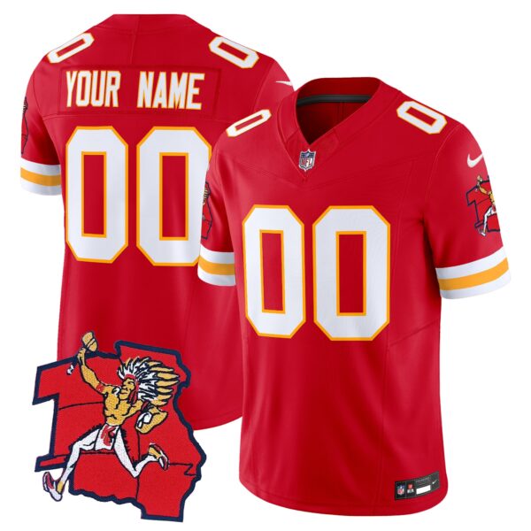 Kansas City Chiefs 1963 Throwback Vapor Limited Custom Jersey - All Stitched - Red