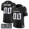 Washington Commanders Gothic Capitol Shadows Edition Vapor Limited Custom Jersey - All Stitched - Black