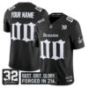 Cleveland Browns Gothic Dawg Shadows Drop Vapor Limited Custom Jersey - All Stitched - Black