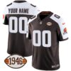 Cleveland Browns 1946 80th Anniversary Patch Custom Jersey - All Stitched - Alternate