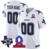 Dallas Cowboys 2024 Pro Bowl Patch Vapor Jersey - All Stitched - White