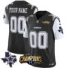 Dallas Cowboys 2023 NFC East Champions Patch Vapor Custom Jersey - All Stitched - Black