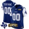 Dallas Cowboys 2023 NFC East Champions Patch Vapor Custom Jersey - All Stitched - Royal