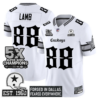 Dallas Cowboys CeeDee Lamb 'Gothic Lone Star Edition' 5x Champions Patch Vapor Limited Jersey - All Stitched - White