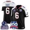 New York Giants Jaxson Dart 100th Season 4-Time Champions Vapor Limited Jersey - All Stitched - Black Alternate