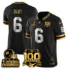 New York Giants Jaxson Dart 100th Season 4-Time Champions Vapor Limited Jersey - All Stitched - Black Limited