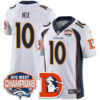 Denver Broncos Bo Nix 2025 AFC West Division Champions Vapor Limited Jersey - All Stitched - White