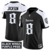 Baltimore Ravens Lamar Jackson 'Gothic Nevermore Edition' Vapor Limited Jersey - All Stitched - Alternate