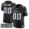 Baltimore Ravens 'Gothic Nevermore Edition' Vapor Limited Custom Jersey - All Stitched - Black