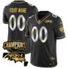 Baltimore Ravens 2023 AFC North Champions Maryland Patch Vapor Limited Custom Jersey - All Stitched - Black Limited