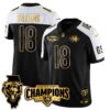 Chicago Bears Caleb Williams 2025 NFC North Division Champions Vapor Limited Gold Jersey - All Stitched - Alternate