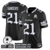 Dallas Cowboys Deion Sanders 'Gothic Lone Star Edition' Vapor Limited Jersey - All Stitched - Black