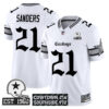 Dallas Cowboys Deion Sanders 'Gothic Lone Star Edition' Vapor Limited Jersey - All Stitched - White