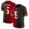 Washington Commanders Jayden Daniels Split Jersey - All Stitched
