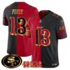 San Francisco 49ers Brock Purdy Rivalries Split Jersey - All Stitched