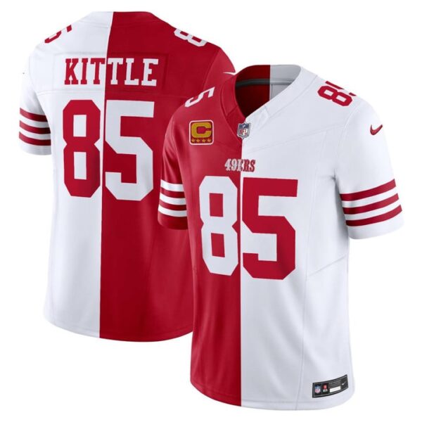 San Francisco 49ers George Kittle Split Jersey - All Stitched