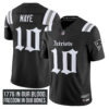 New England Patriots Drake Maye 'Gothic Revolution Edition' Vapor Limited Jersey - All Stitched - Black