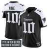 New England Patriots Drake Maye 'Gothic Revolution Edition' Vapor Limited Jersey - All Stitched - Alternate