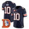Denver Broncos Bo Nix Throwback Vapor Limited Jersey - All Stitched - Navy