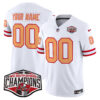 Tampa Bay Buccaneers 2024 NFC South Division Champions Patch Vapor Limited Custom Jersey - All Stitched - White