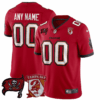 Tampa Bay Buccaneers Tampa Bay Logo Patch Custom Jersey - All Stitched - Red