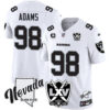 Las Vegas Raiders Maxx Crosby 65th Anniversary Vapor Limited Jersey - All Stitched - White