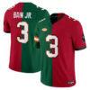 Tampa Bay Buccaneers Rueben Bain Jr. Split Vapor Limited Jersey - All Stitched - Green/Red