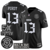San Francisco 49ers Brock Purdy 'Fog City Gothic Edition' 5x Champions Patch Vapor Limited Jersey - All Stitched - Black