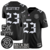 San Francisco 49ers Christian McCaffrey 'Fog City Gothic Edition' 5x Champions Patch Vapor Limited Jersey - All Stitched - Black