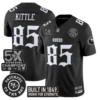 San Francisco 49ers George Kittle 'Fog City Gothic Edition' 5x Champions Patch Vapor Limited Jersey - All Stitched - Black