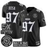 San Francisco 49ers Nick Bosa 'Fog City Gothic Edition' 5x Champions Patch Vapor Limited Jersey - All Stitched - Black